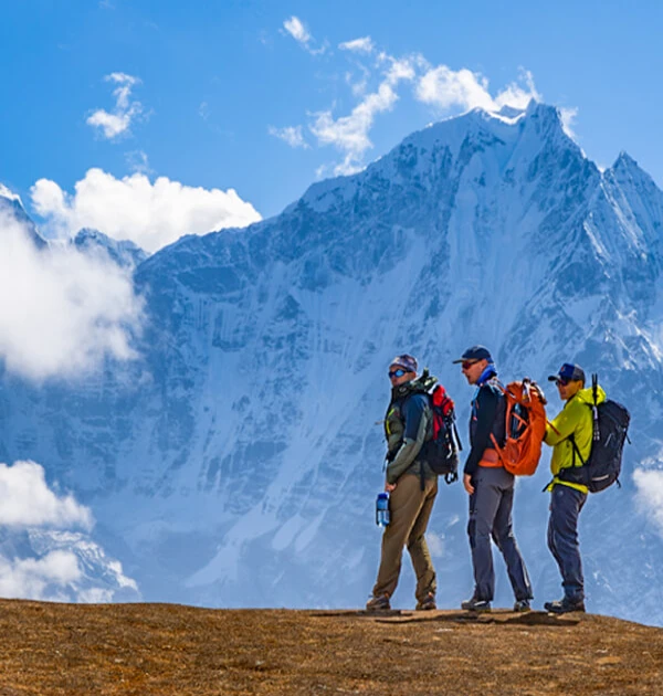 Trekkers Enjoying the View